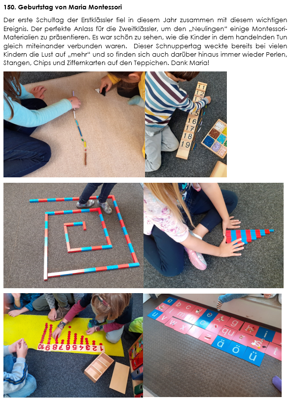 150. Geb. Maria Montessori